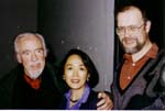 Conlon Nancarrow mit Yoko und Otfrid Nies in der Klner Phiharmonie 1988