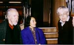 Conlon Nancarrow mit Yoko und Gyrgy Ligeti in der Klner Phiharmonie 1988
