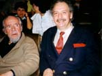 Conlon Nancarrow mit Ivar Mikhashoff, Mexico City 1990